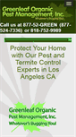Mobile Screenshot of greenleafpest.com
